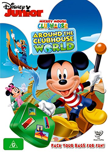 Mickey Mouse Clubhouse Around the Clubhouse World DVD | NON-USA Format | Region 4 Import - Australia