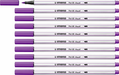 Cf10 Stabilo Pen 68 Brush Lilla