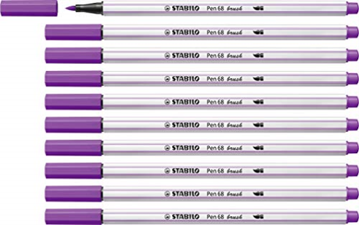 Cf10 Stabilo Pen 68 Brush Lilla