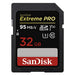 Sandisk Extreme Pro - Flash Memory Card - 32 Gb - Video Class V30 / Uhs Class 3 / Class10 - 633X - Sdhc Uhs-I