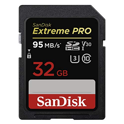 Sandisk Extreme Pro - Flash Memory Card - 32 Gb - Video Class V30 / Uhs Class 3 / Class10 - 633X - Sdhc Uhs-I