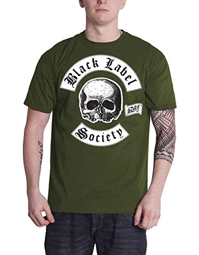 BLACK LABEL SOCIETY - THE ALMIGHTY (OLIVE) GREEN T-Shirt, Front & Back Print X-Large - THE ALMIGHTY (OLIVE)