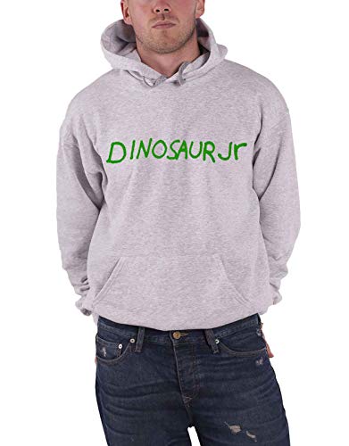 DINOSAUR JR - GREEN MIND GREY Hooded Sweatshirt X-Large - GREEN MIND