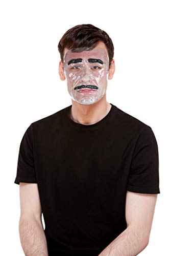 Smiffys Transparent Mask, Male, Clear