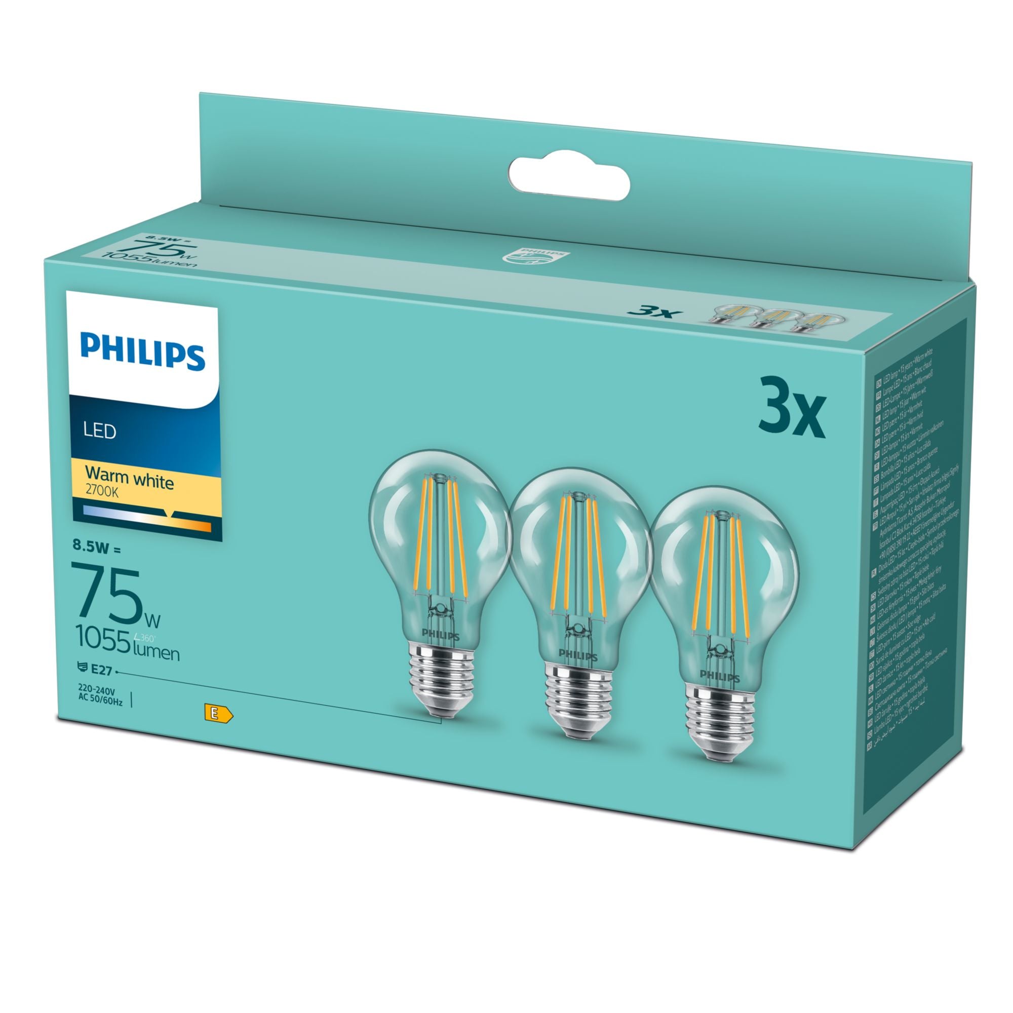 Dis Led Goccia Filamento 75W E27