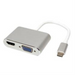 Adatt.Type C-Hdmi/Vga M/F