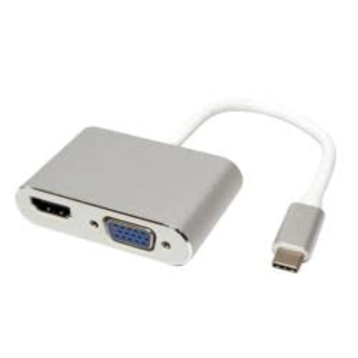 Adatt.Type C-Hdmi/Vga M/F