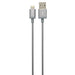 Lightning Charge And Sync Cable Braided 1.2M Space Grey Metalic