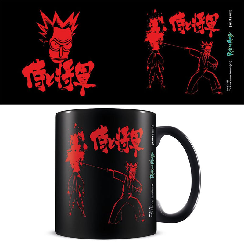 Rick and Morty (Samurai Spray) Black