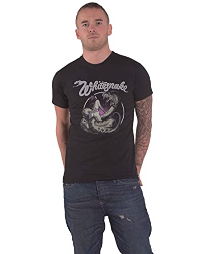 WHITESNAKE - LOVE HUNTER BLACK T-Shirt Large - LOVE HUNTER
