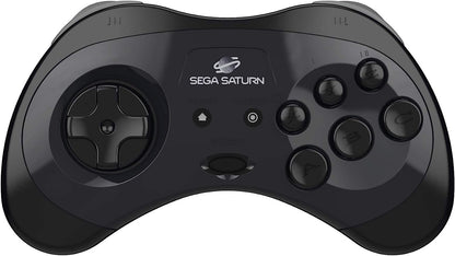 Retro-Bit Sega Saturn Bt Pad Black