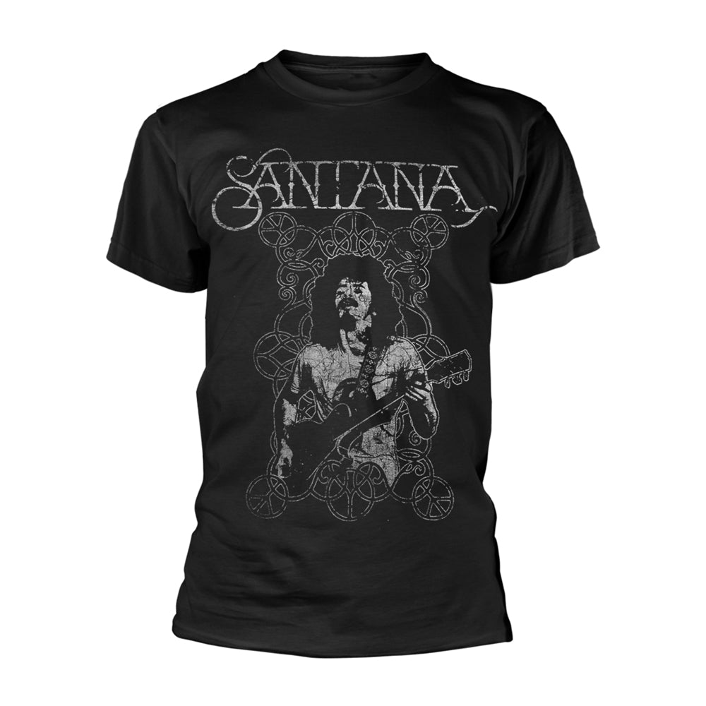 SANTANA - VINTAGE PEACE (BLACK) BLACK T-Shirt Small - VINTAGE PEACE (BLACK)