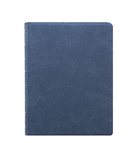 Filofax A5 Refillable Notebook Blue Suede