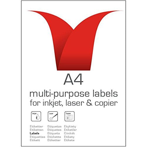 Stampiton - ValueX Multipurpose Label 99.1x34mm 16 Per A4 Sheet White (1600 Labels) Stationery