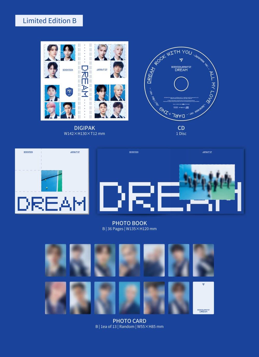 Dream - Version B w/Photobook + Photo Card