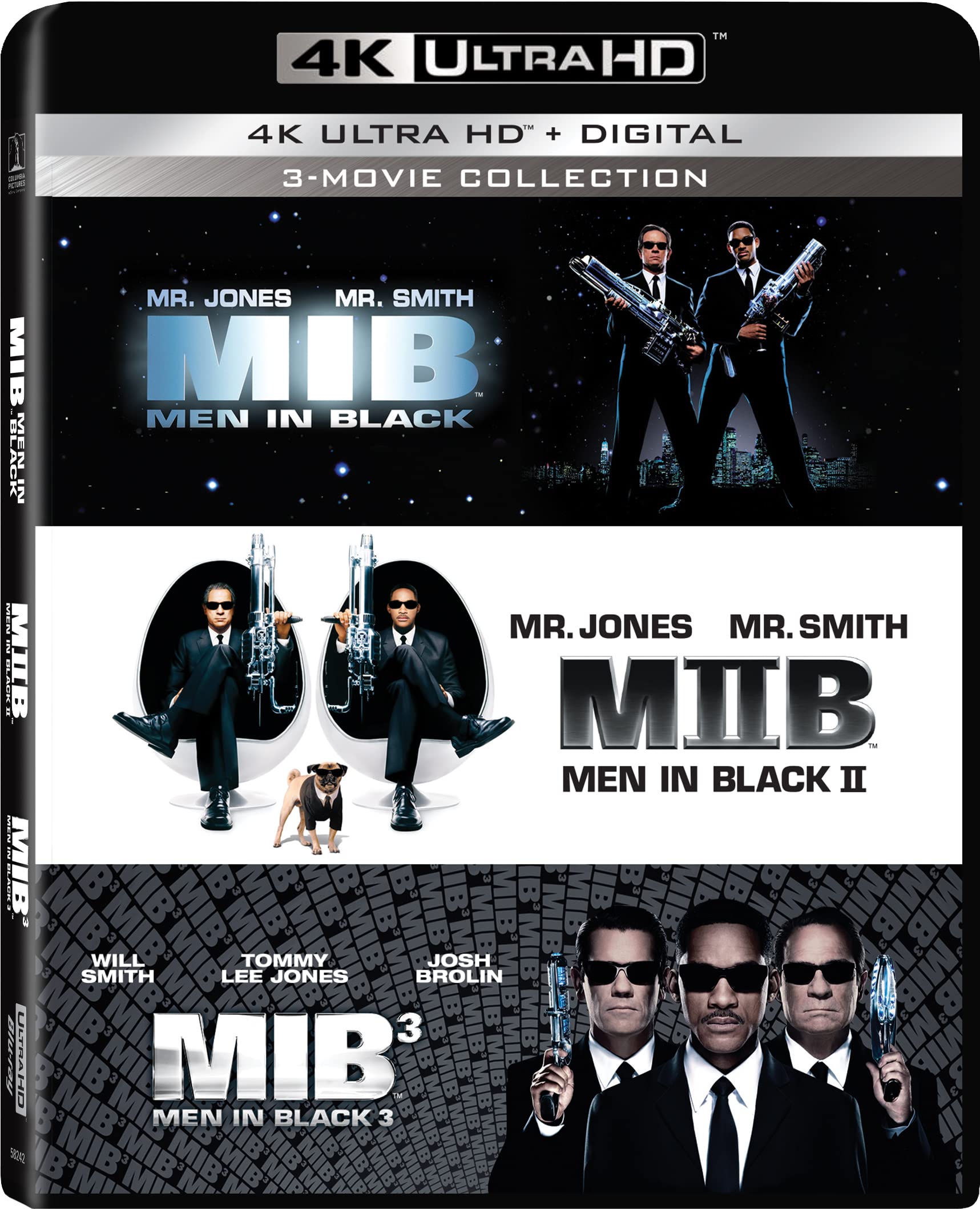 Men in Black 1997 Men in Black 3 / Men in Black II - Set 4K UHD