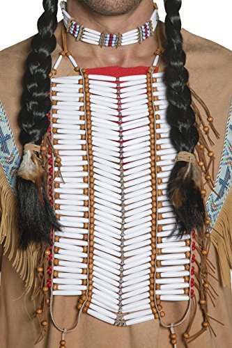 Smiffys Native American Inspired Breastplate, Cream