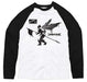 LINKIN PARK - STREET SOLDIER WHITE Long Sleeved Baseball Shirt Medium