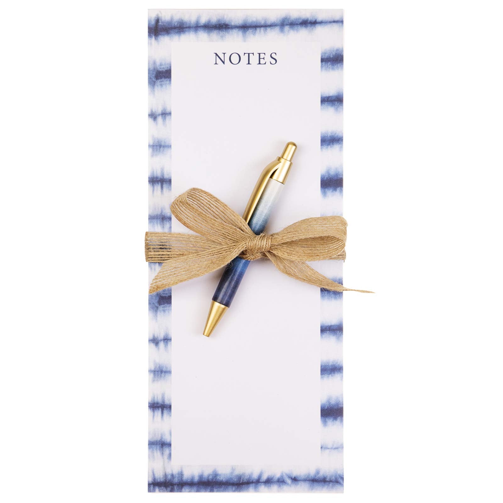 Tall Magnet Notes Pen Shibori