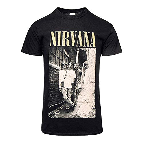 NIRVANA - ALLEYWAY BLACK T-Shirt Large - ALLEYWAY