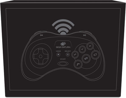 Retro-Bit Sega Saturn Bt Pad Black