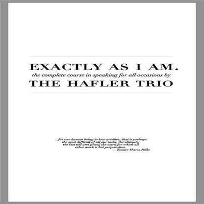 Exactly As I Am