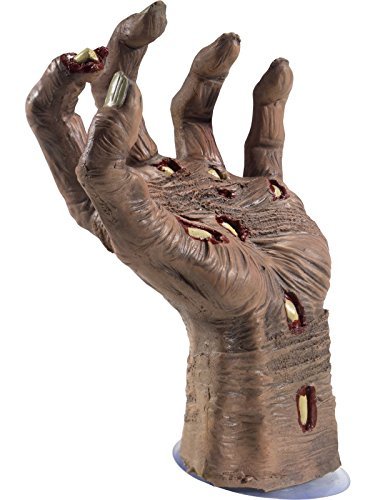 Smiffys Latex Rotting Zombie Hand Prop, Natural