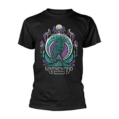 GRAVEYARD - TWO HEADED BIRD BLACK T-Shirt Large - TWO HEADED BIRD