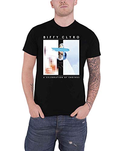 BIFFY CLYRO - A CELEBRATION OF ENDINGS BLACK T-Shirt Small - A CELEBRATION OF ENDINGS