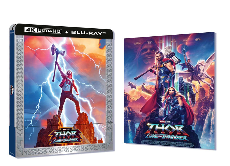 Thor: Love And Thunder - 4K Steelbook (Bd 4K + Bd Hd) + Card Lenticolare