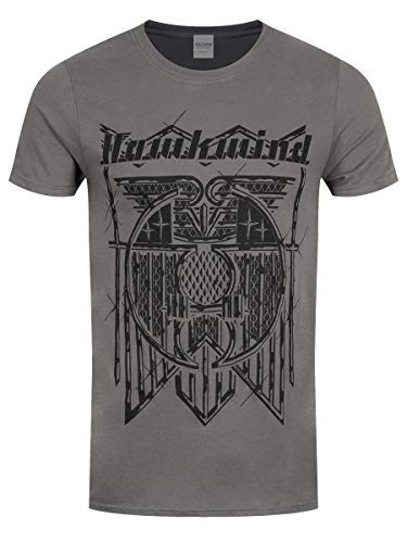 HAWKWIND - DOREMI (CHARCOAL) GREY T-Shirt Large - DOREMI (CHARCOAL)