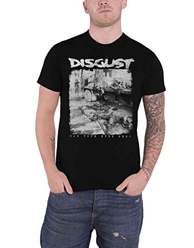 DISGUST - CAN YOUR EYES SEE? BLACK T-Shirt X-Large - CAN YOUR EYES SEE?