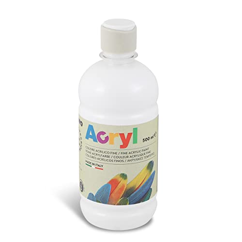 Bott 500Ml Temp Acrilica Bianco