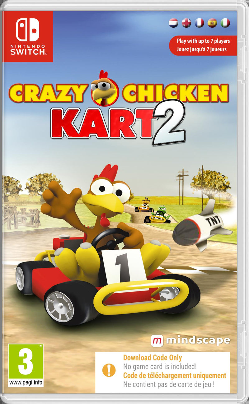 Nintendo Switch - CRAZY CHICKEN KART 2 CIB