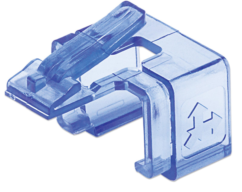 Intellinet RJ45 Repair Clip, For RJ45 modular plug, Transparent Blue, 50 pack