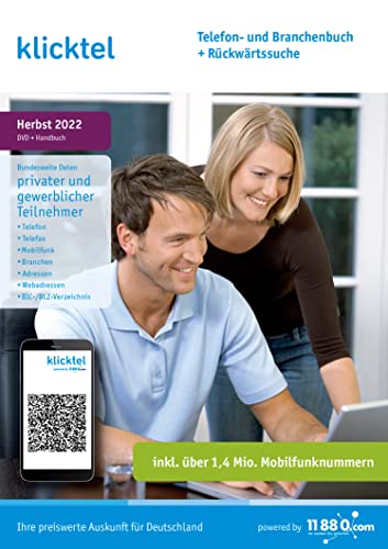 klicktel Telefon- und Branchenbuch + Rückwärtssuche Herbst 2022