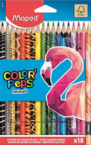 Cf18 Pastelli Triang Colorpeps Ass