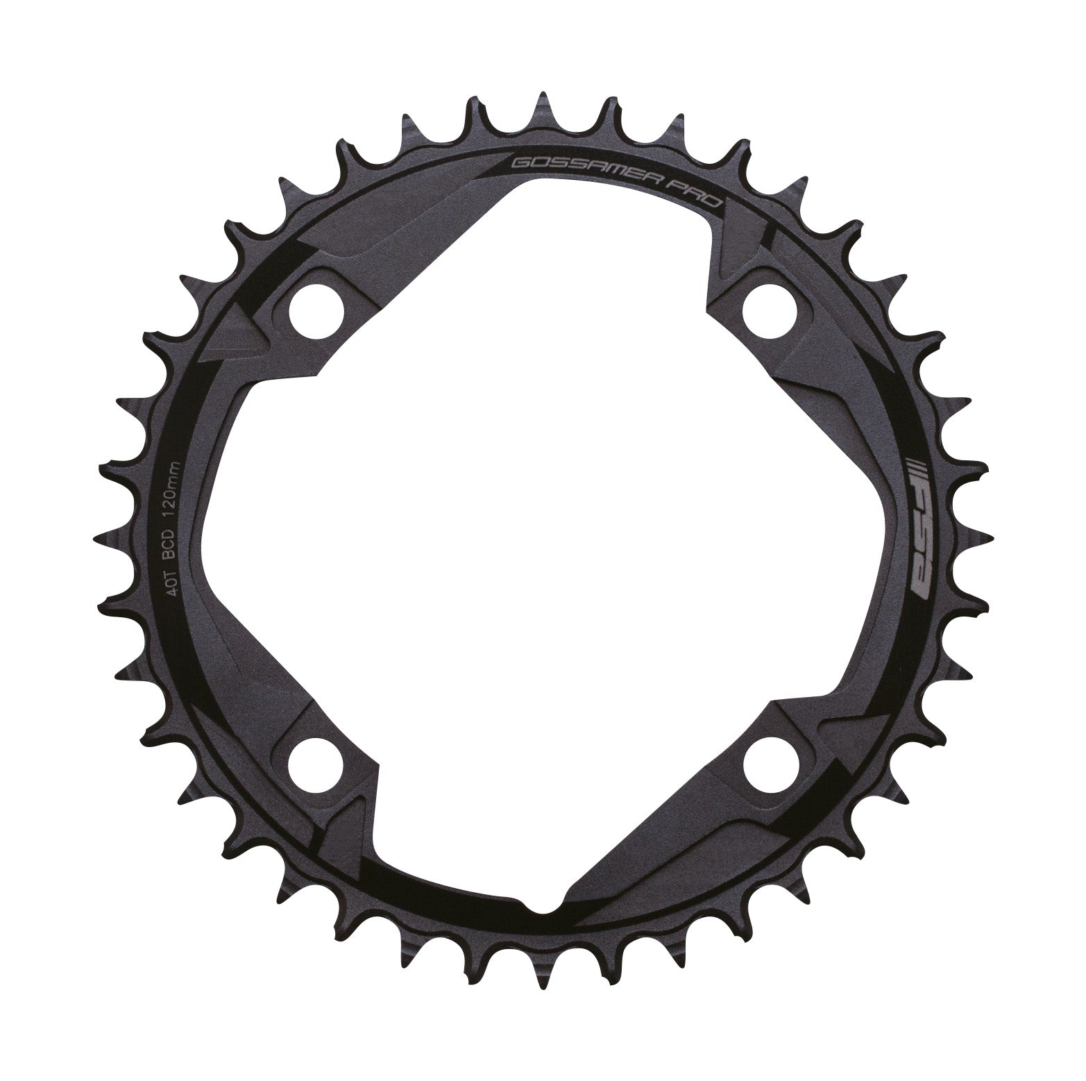 Gossamer Road ABS Chainring (1x11, 120x38T, Black, V21)