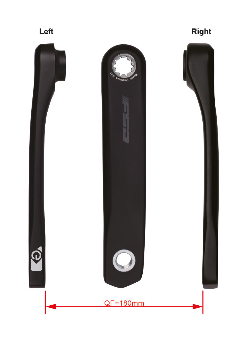 FSA Ebike Chainset CK-200 Bosch BNI 19.0mm Black (175mm)