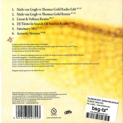 Silence: Niels van Gogh vs Thomas Gold Remixes
