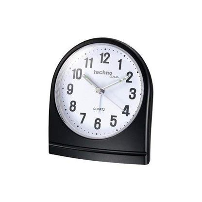 - Quarzwecker Analog, Schwarz