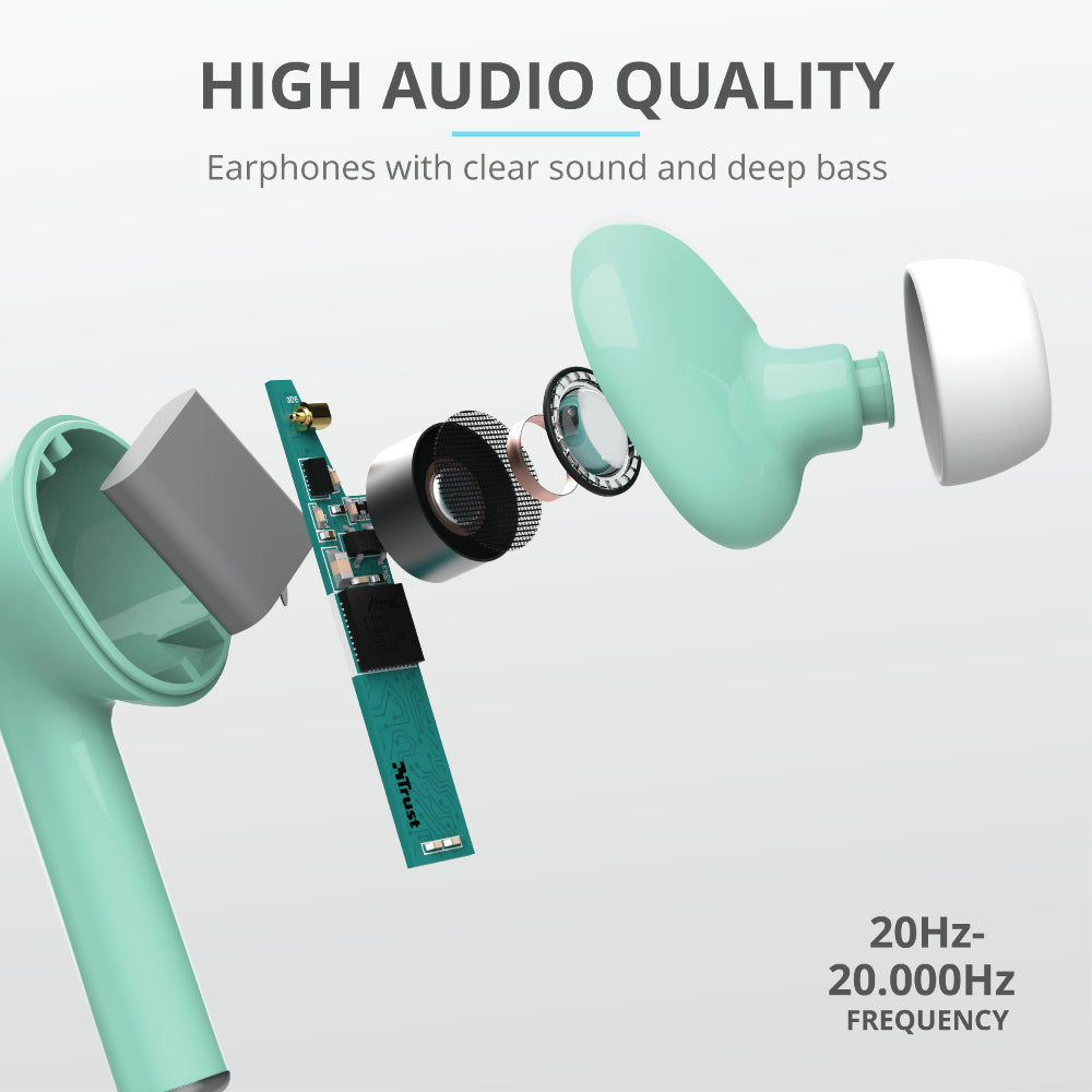 Nika Touch Blueth Earphone Mint