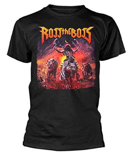 ROSS THE BOSS - WOLVES BLACK T-Shirt X-Large - WOLVES