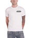 CLUTCH - CLASSIC LOGO (BLACK/WHITE) WHITE T-Shirt Large - CLASSIC LOGO (BLACK/WHITE)