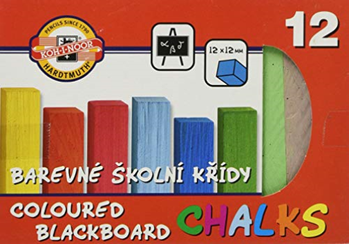 Cf12Gessetti Lavagna Chalks 12X12Mm