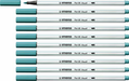 Cf10 Stabilo Pen68Brush Bluturchese