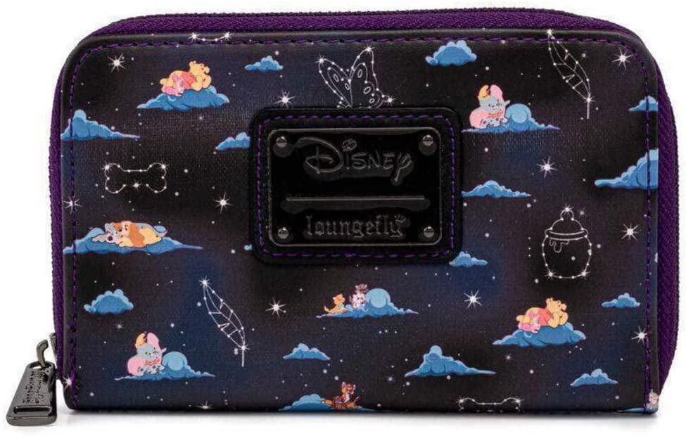 Loungefly Disney Classic Clouds Aop Zip Around Wallet WALLET