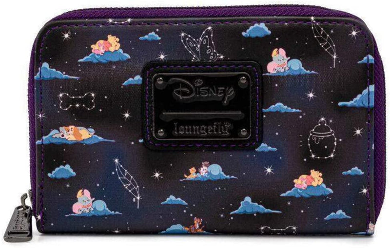 Loungefly Disney Classic Clouds Aop Zip Around Wallet WALLET