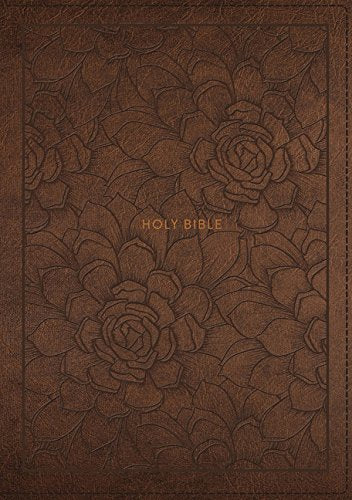 NKJV, Single-Column Reference Bible, Leathersoft, Brown, Comfort Print