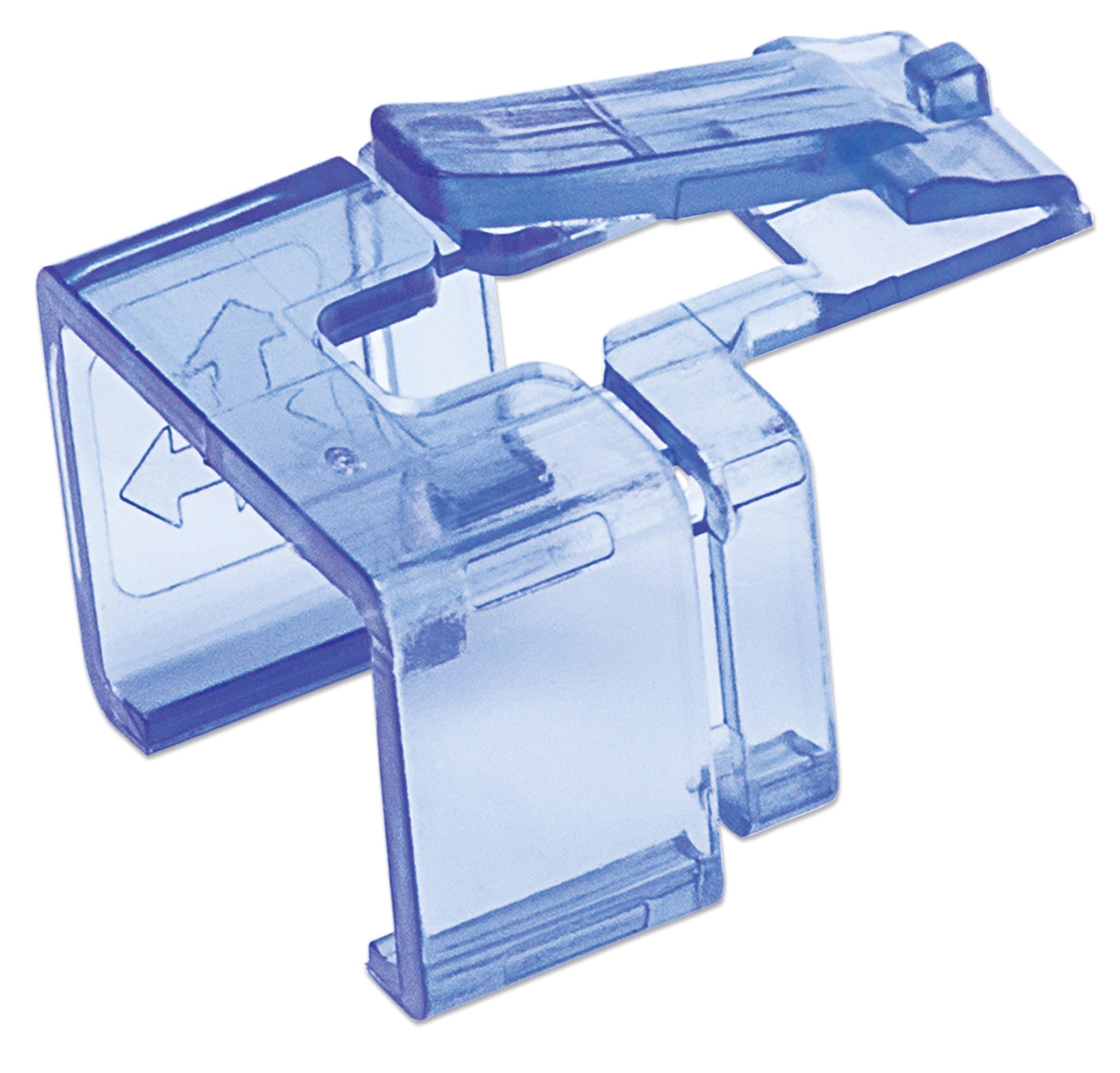 Intellinet RJ45 Repair Clip, For RJ45 modular plug, Transparent Blue, 50 pack
